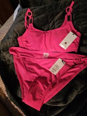 Shade & Shore Hot Pink Bikini Set